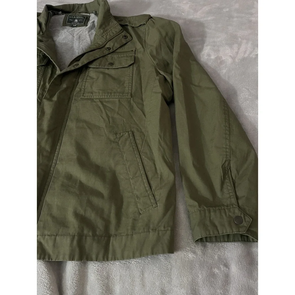 GH Bass & Co. Green Men Work‎ Jacket L Outdoor Camping Nature Hunting